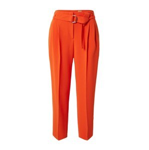BOSS Élére vasalt nadrágok 'Tapiah'  sötét narancssárga