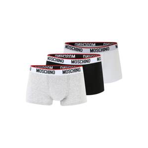 Moschino Underwear Boxeralsók  szürke melír / piros / fekete / fehér