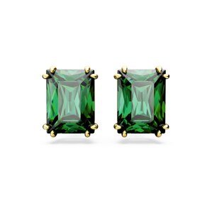 Swarovski Fülbevalók 'Matrix'  arany / zöld