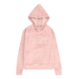 Abercrombie & Fitch Tréning póló  fáradt rózsaszín / világos-rózsaszín / fehér