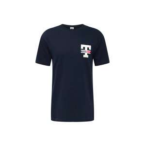 Tommy Jeans Póló 'LETTERMAN'  tengerészkék / piros / fehér