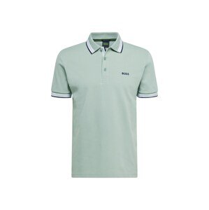 BOSS Green Póló 'Paddy'  tengerészkék / pasztellzöld / fehér