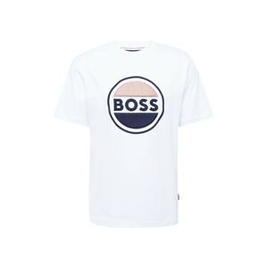 BOSS Black Póló 'Tessin 09'  tengerészkék / púder / fehér