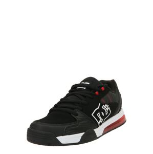 DC Shoes Rövid szárú sportcipők  piros / fekete / fehér