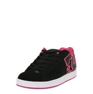 DC Shoes Rövid szárú sportcipők  rózsaszín / fekete