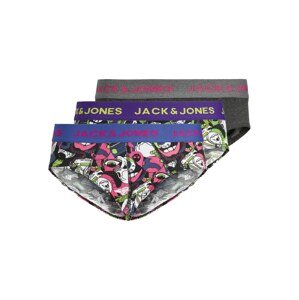 JACK & JONES Slip  sötétszürke / világoszöld / sötétlila / rózsaszín