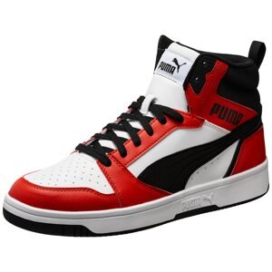 PUMA Magas szárú sportcipők 'Rebound V6'  piros / fekete / fehér