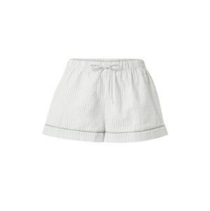 Hunkemöller Pizsama nadrágok  szürke / fehér