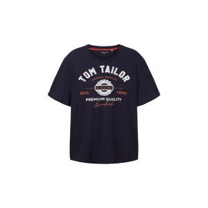 TOM TAILOR Men + Póló  kék / piros / fehér