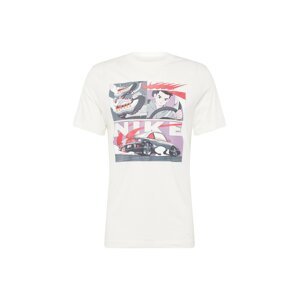 Nike Sportswear Póló  elefántcsont / szürke / világoslila / piros