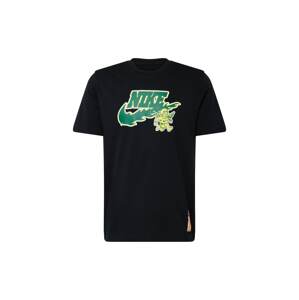 Nike Sportswear Póló  sárga / fűzöld / fekete / fehér