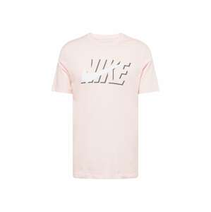 Nike Sportswear Póló  antracit / rózsaszín / fehér