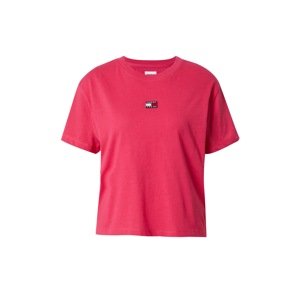Tommy Jeans Póló 'Classic'  tengerészkék / rózsaszín / piros / fehér