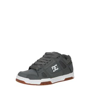 DC Shoes Rövid szárú sportcipők 'STAG'  szürke / fehér