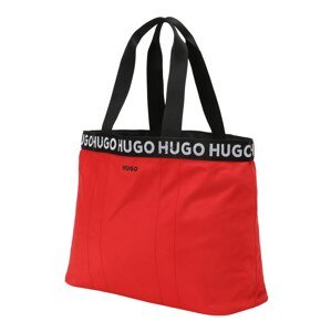 HUGO Shopper táska 'Becky'  piros / fekete / fehér