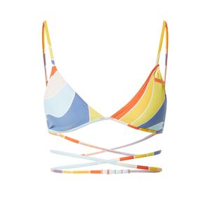 ROXY Bikini felső 'PALM CRUZ'  világoskék / sárga / orgona / narancs