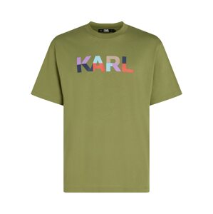 Karl Lagerfeld Póló  olíva / vegyes színek