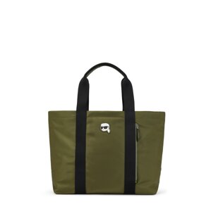 Karl Lagerfeld Shopper táska  olíva / fekete / fehér