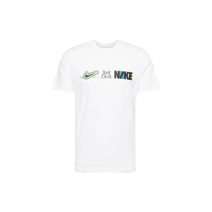 Nike Sportswear Póló  türkiz / citromzöld / fekete / fehér