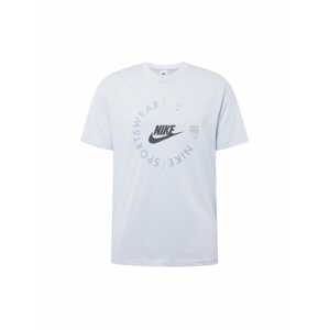Nike Sportswear Póló  pasztellkék / világoskék / fekete
