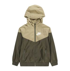 Nike Sportswear Átmeneti dzseki  khaki / olíva / fehér