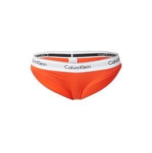 Calvin Klein Underwear Slip  világosszürke / sötét narancssárga / fekete / fehér