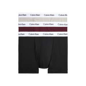 Calvin Klein Underwear Boxeralsók  kő / bordó / fekete / fehér