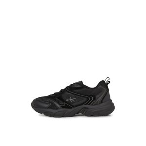 Calvin Klein Jeans Rövid szárú sportcipők 'Zion'  szürke / fekete