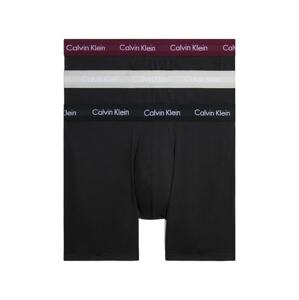 Calvin Klein Underwear Boxeralsók  bordó / fekete / fehér