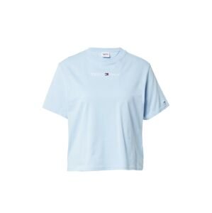 Tommy Jeans Póló 'Serif Linear'  tengerészkék / világoskék / piros / fehér