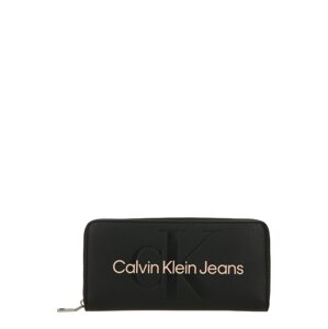 Calvin Klein Jeans Pénztárcák  krém / fekete