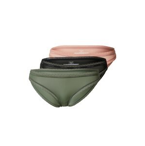 Calvin Klein Underwear Slip  zöld / fáradt rózsaszín / fekete