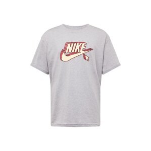 Nike Sportswear Póló 'Futura'  bézs / barna / szürke melír / dinnye