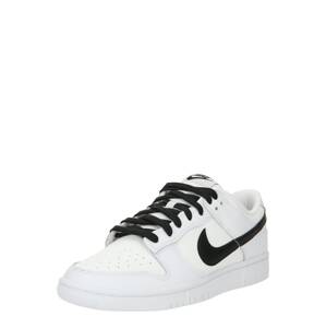 Nike Sportswear Rövid szárú sportcipők 'DUNK LOW RETRO'  fekete / fehér