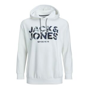 JACK & JONES Tréning póló  éjkék / világosszürke / fekete / fehér