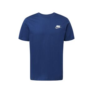 Nike Sportswear Póló 'CLUB+'  sötétkék / szürke / fehér