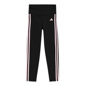 ADIDAS SPORTSWEAR Sportnadrágok 'Essentials Aeroready 3-Stripes High-Waisted'  rózsaszín / fekete