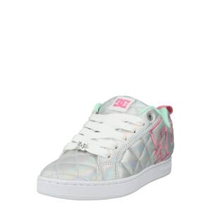 DC Shoes Rövid szárú sportcipők  menta / világos-rózsaszín / ezüst / fehér