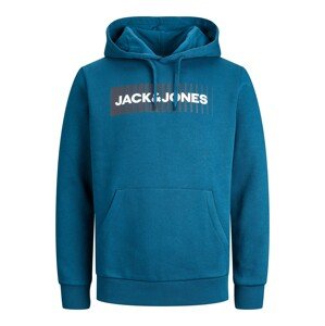 Jack & Jones Plus Tréning póló  tengerészkék / sötétszürke / fehér