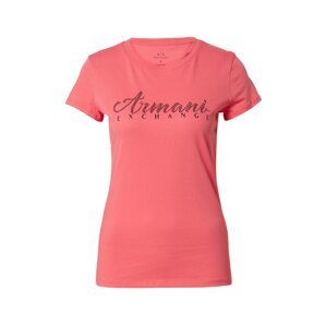 ARMANI EXCHANGE Póló  világos-rózsaszín / fekete