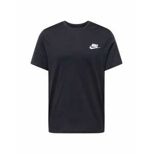 Nike Sportswear Póló 'CLUB+'  fekete / fehér