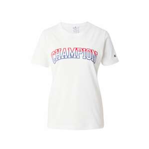 Champion Authentic Athletic Apparel Póló  kék / neonpiros / fehér