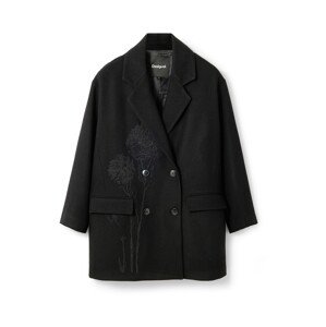 Desigual Átmeneti kabátok  sötétszürke / fekete