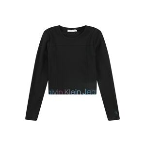 Calvin Klein Jeans Póló 'Milano'  kék / lila / rózsaszín / fekete