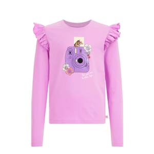 WE Fashion Póló  krém / orchidea / őszibarack / világos-rózsaszín / fekete