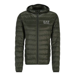 EA7 Emporio Armani Átmeneti dzseki  ezüstszürke / sötétzöld