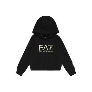 EA7 Emporio Armani Tréning póló  fekete / ezüst