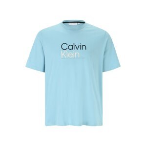 Calvin Klein Big & Tall Póló  világoskék / fekete / piszkosfehér