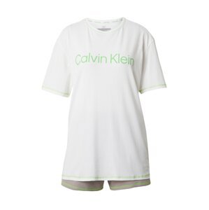 Calvin Klein Underwear Rövidek  szürke / zöld / fehér