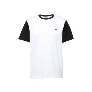 LACOSTE T-Shirt  fekete / fehér